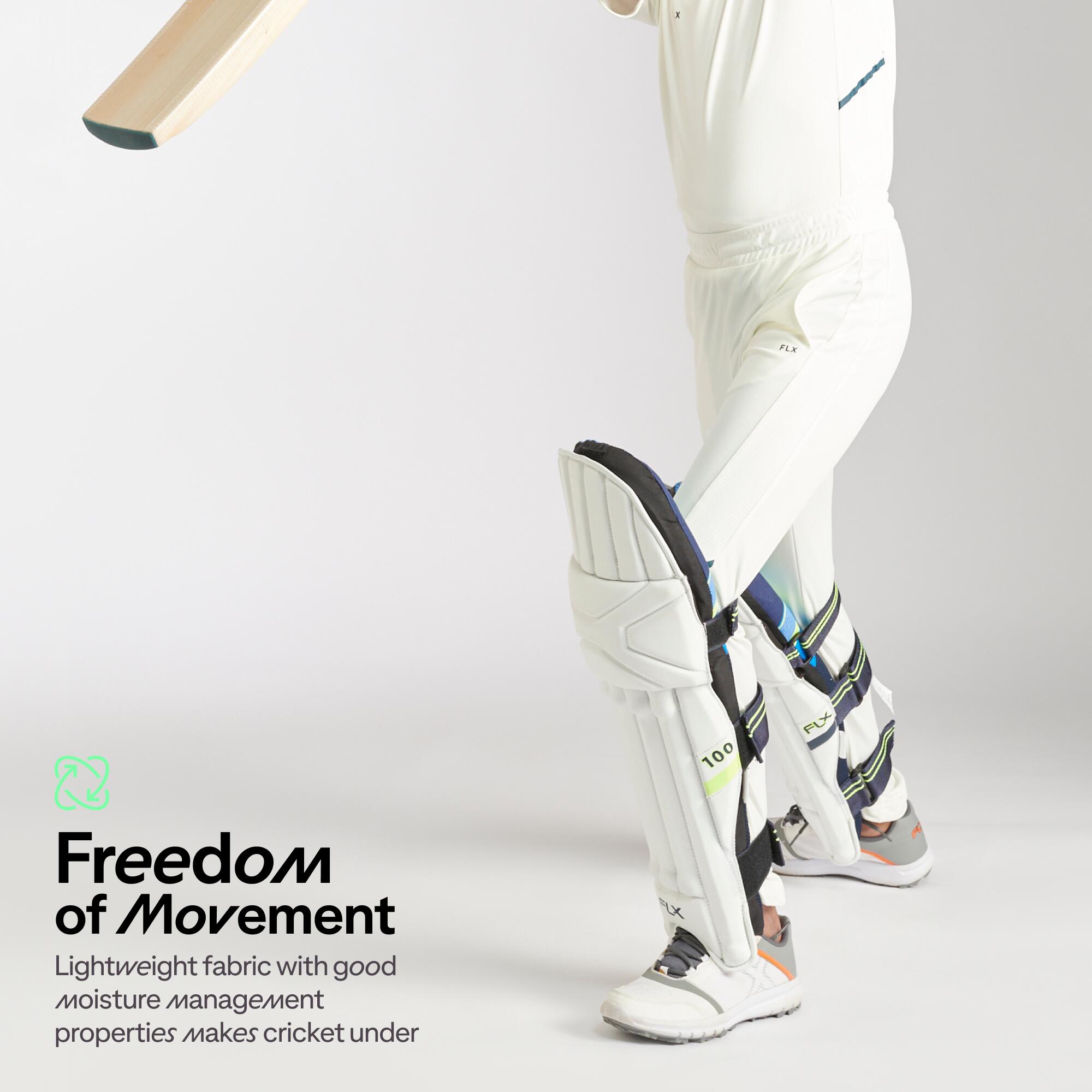 Kids Cricket Trousers Lightweight & Durable TS500 - White