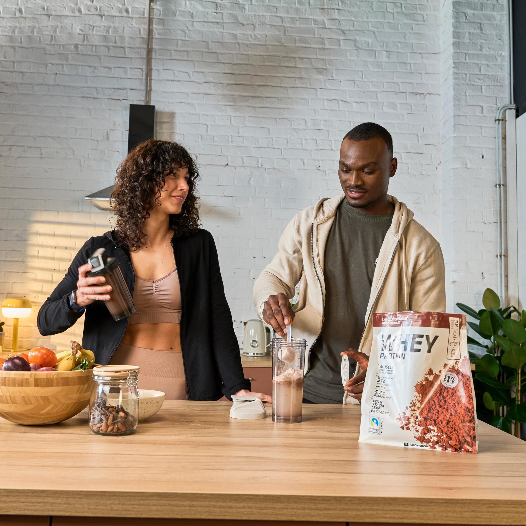 couple cuisine whey proteine recettes