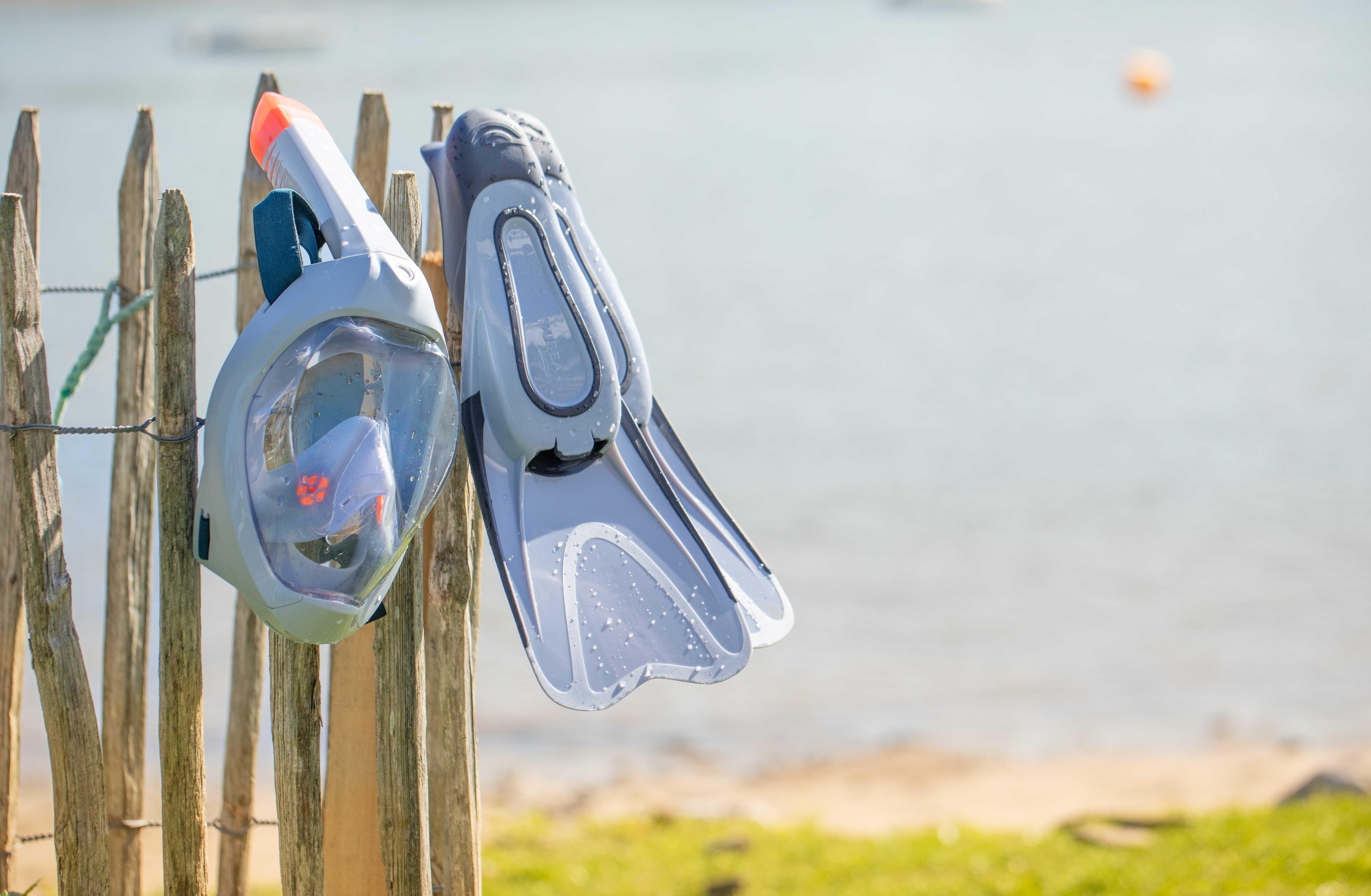 Easybreath Mask and Fins Snorkelling Set - SUBEA