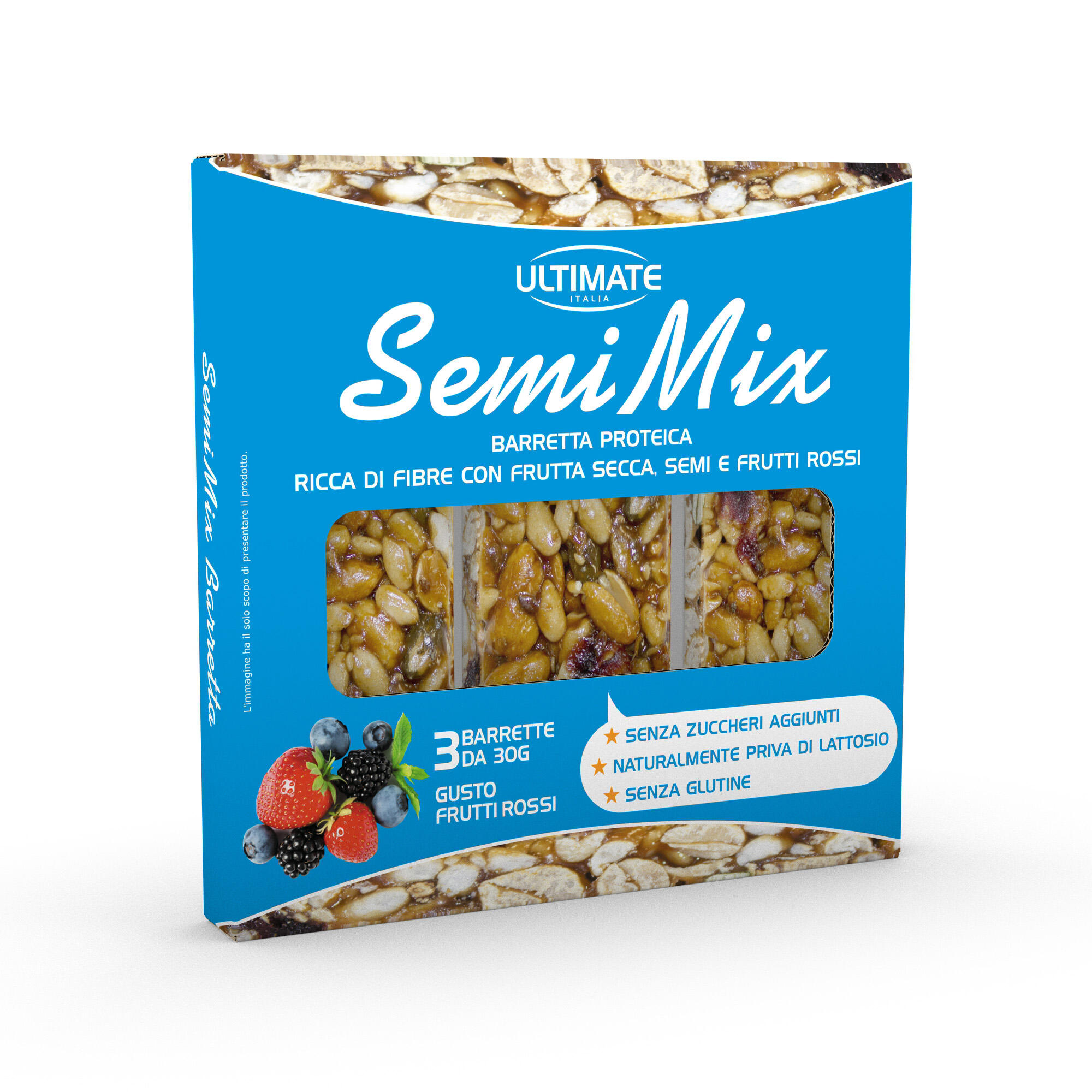 ULTIMATE Barretta proteica Ultimate Semi Mix Frutti Rossi
