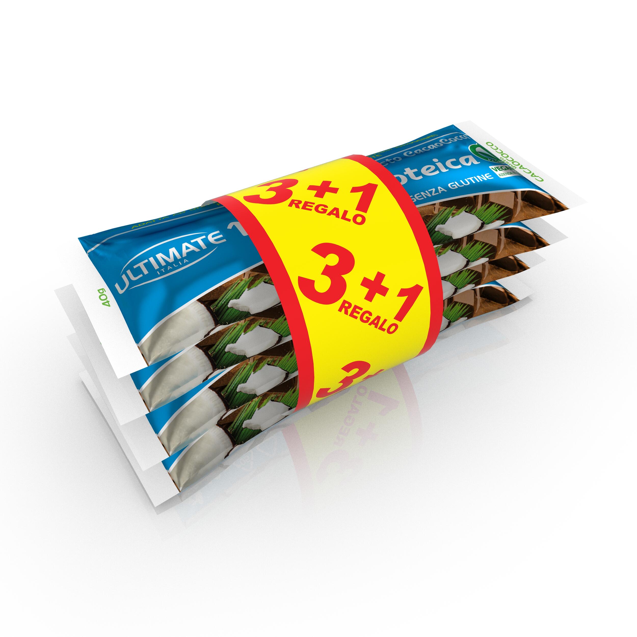 ULTIMATE Barrette Vegan Proteiche Pack 3+1