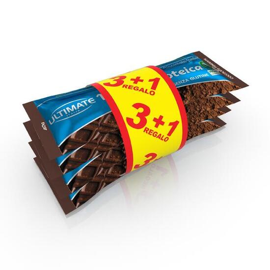 Barrette Vegan Proteiche Pack 3+1 Cioccolato Fondente