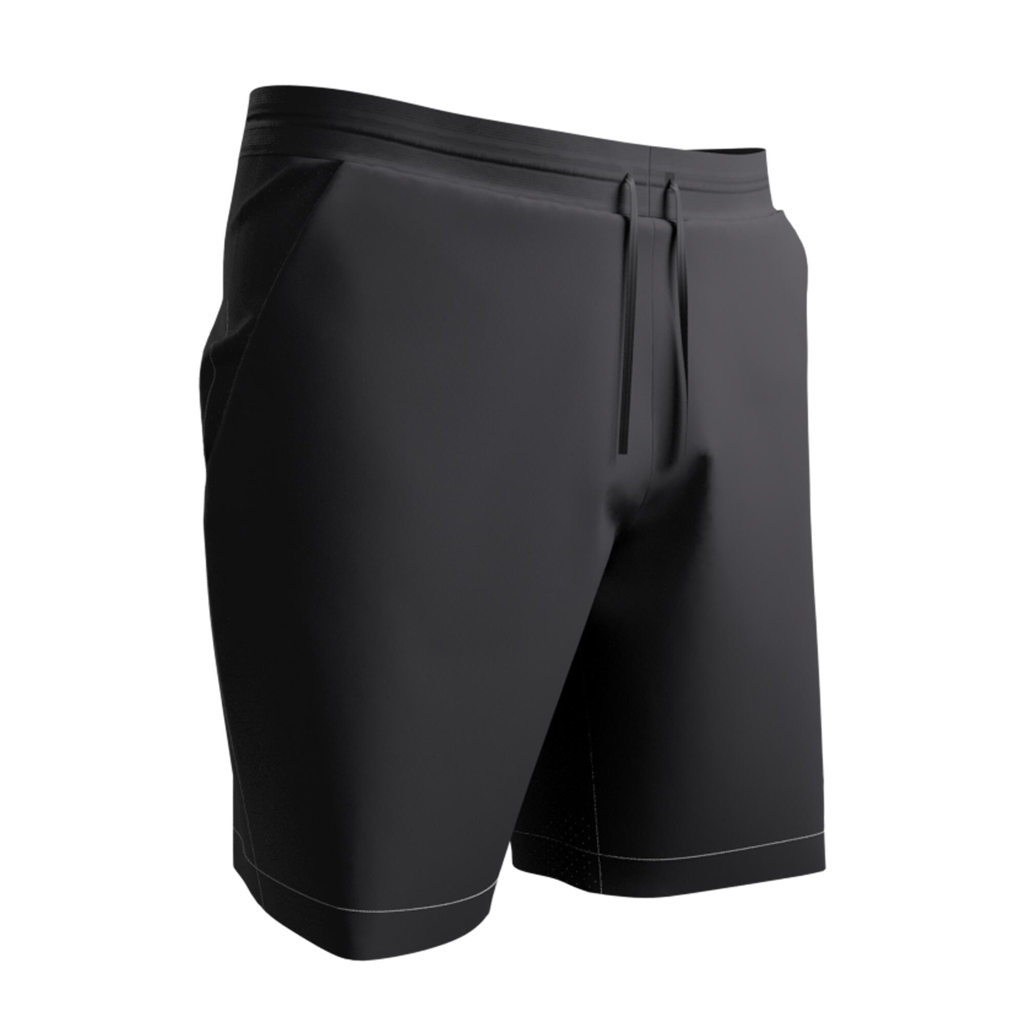 Men’s 2-in-1 Breathable Running Shorts - Run Dry 550 Black - KALENJI