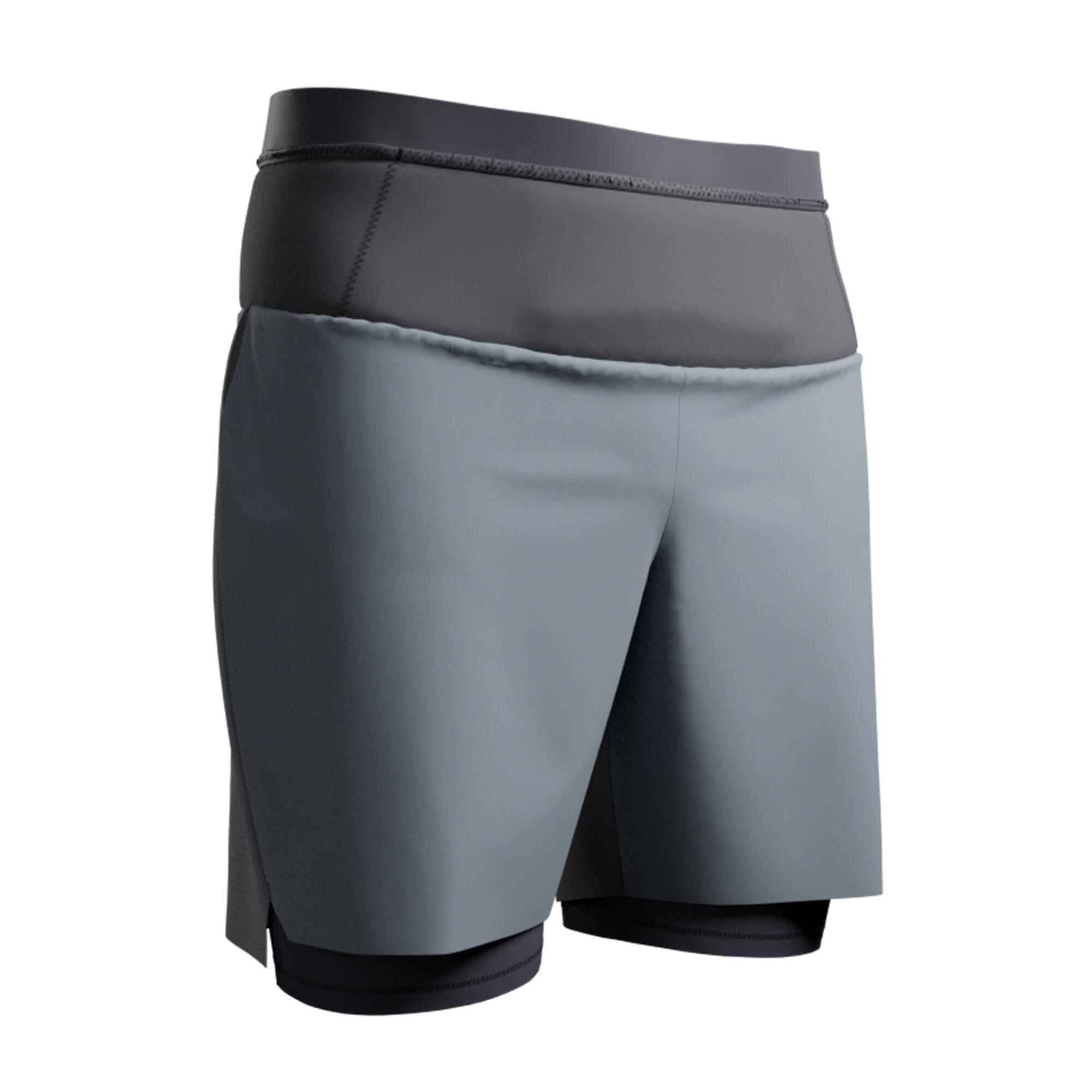 Spodenki do biegania w terenie męskie Kiprun Run Ultra 900 2w1 2/9