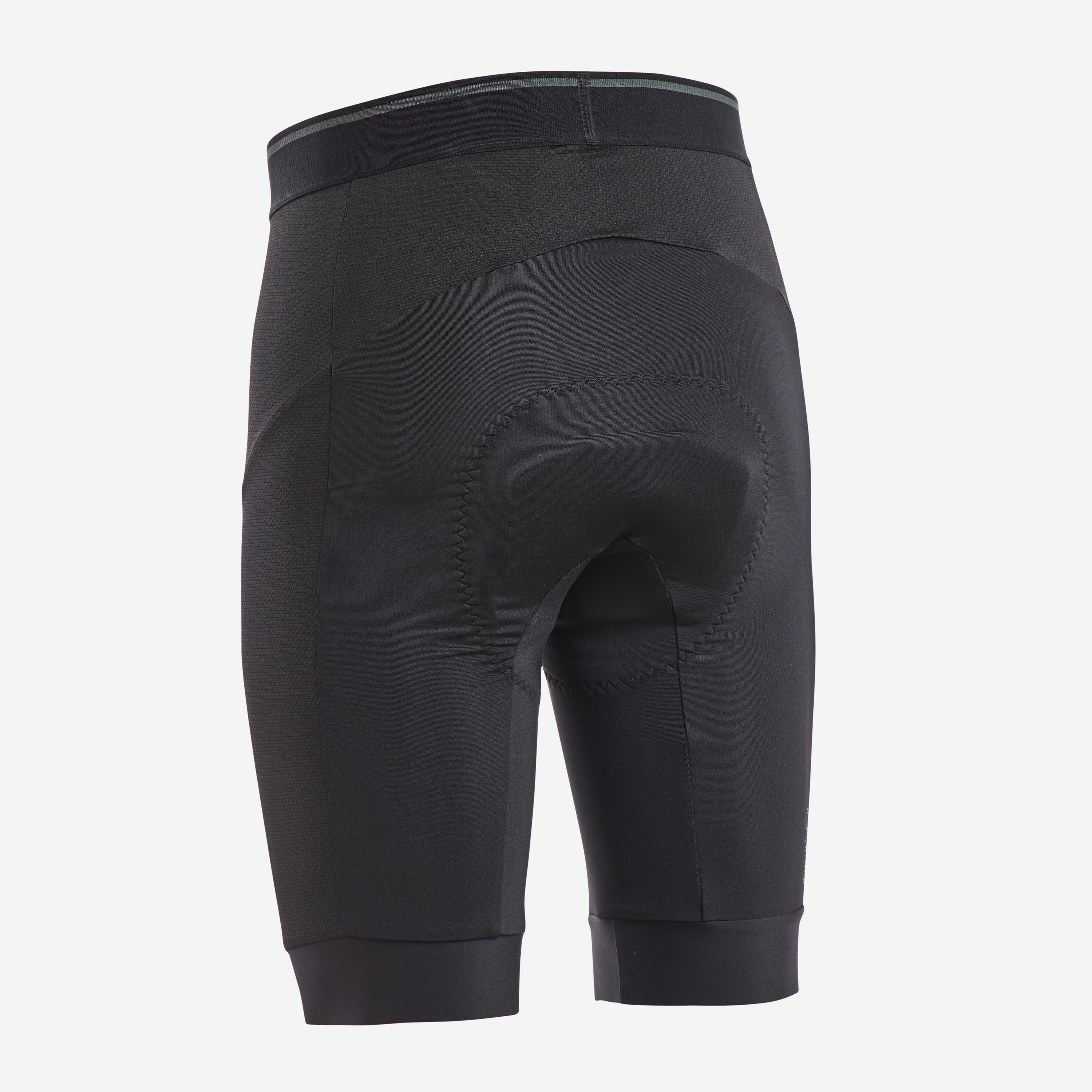 Fiets ondershort voor heren Comfort 500 zwart 8/9
