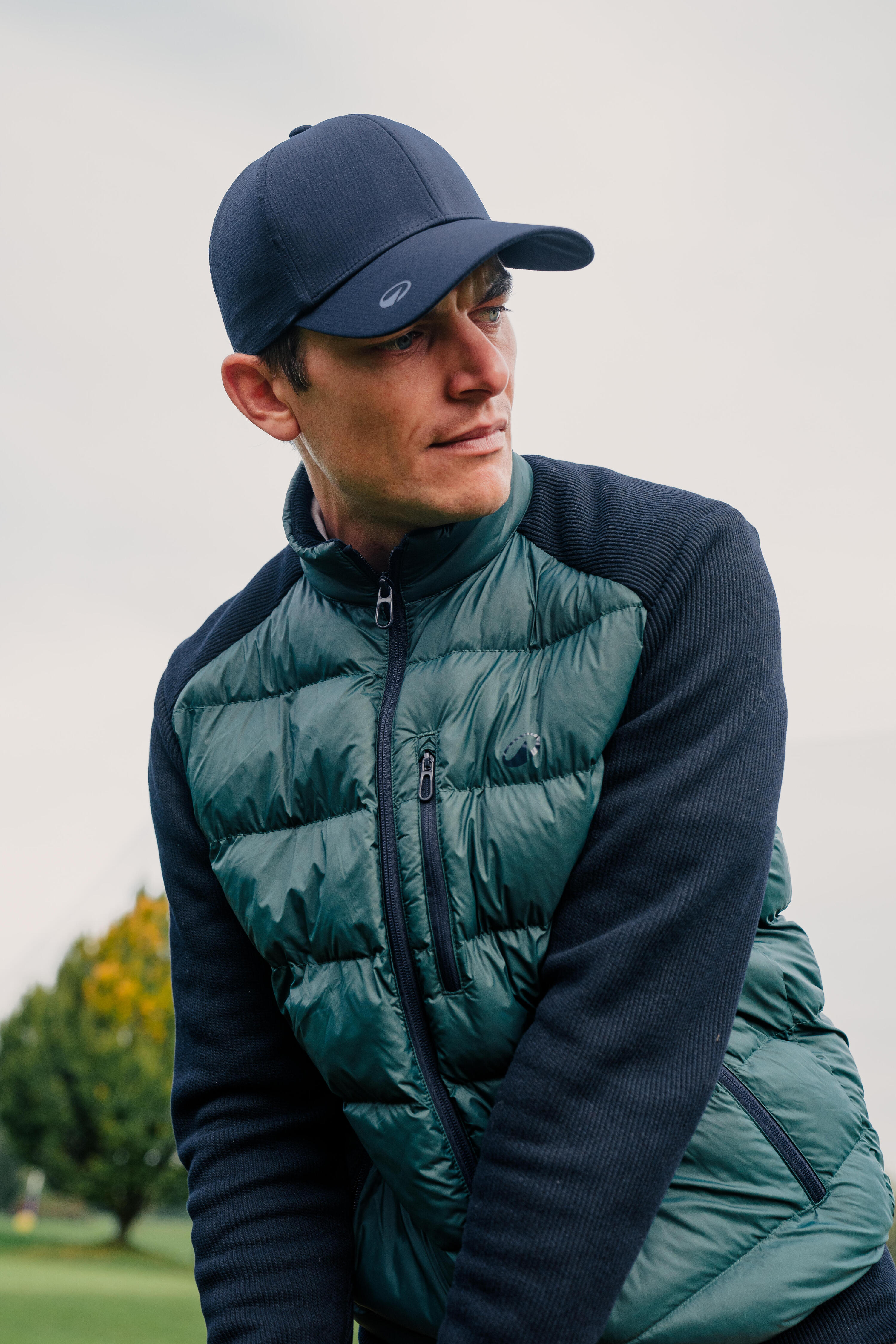 Veste Hybride de golf Homme, CW900 bleu & vert 8/11