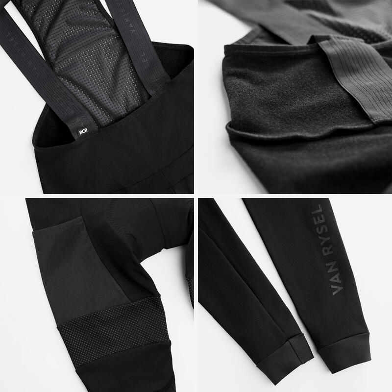 COLLANT VELO ROUTE HOMME HIVER RACER NOIR