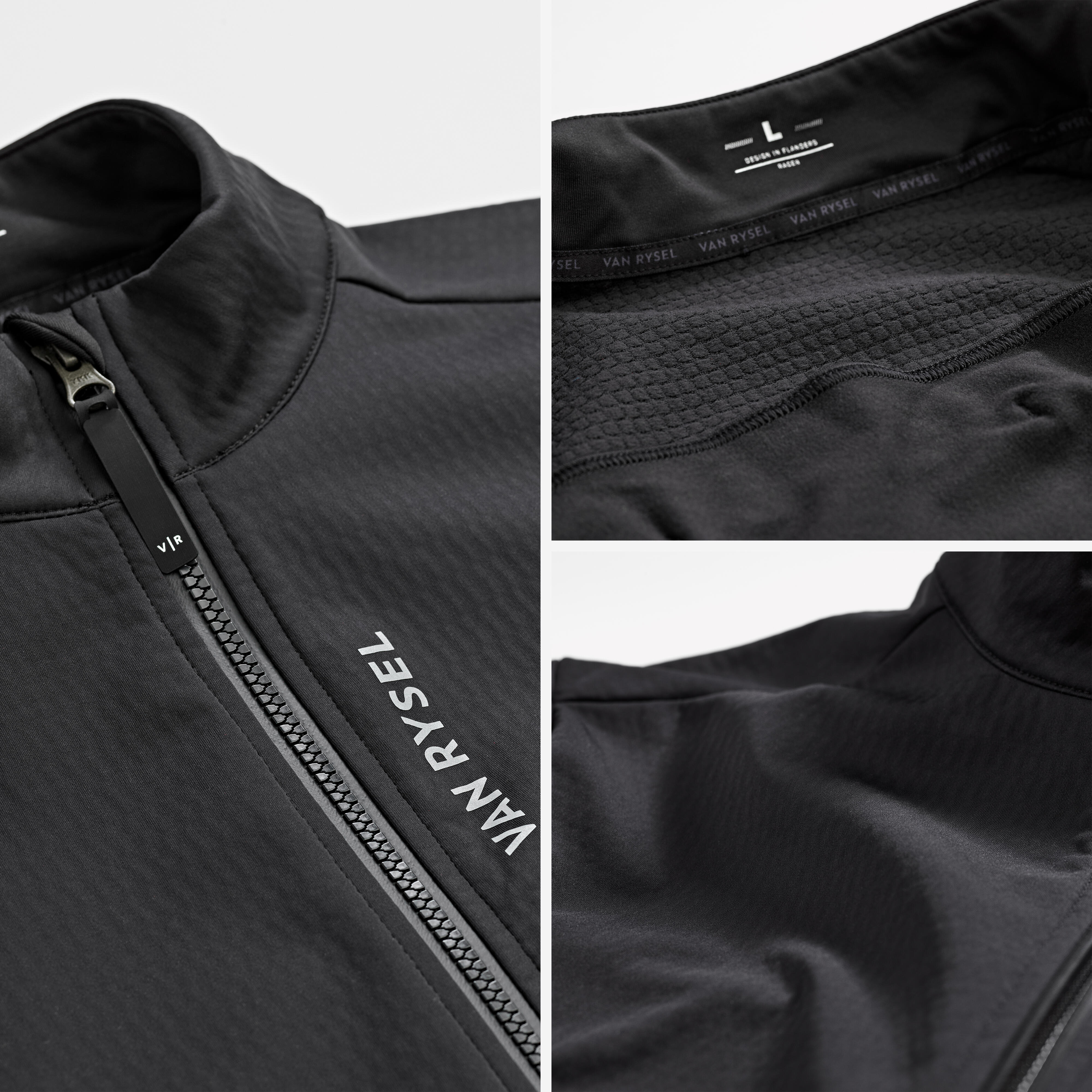 Men's Warm Road Cycling Jacket - Racer 2 Black - VAN RYSEL