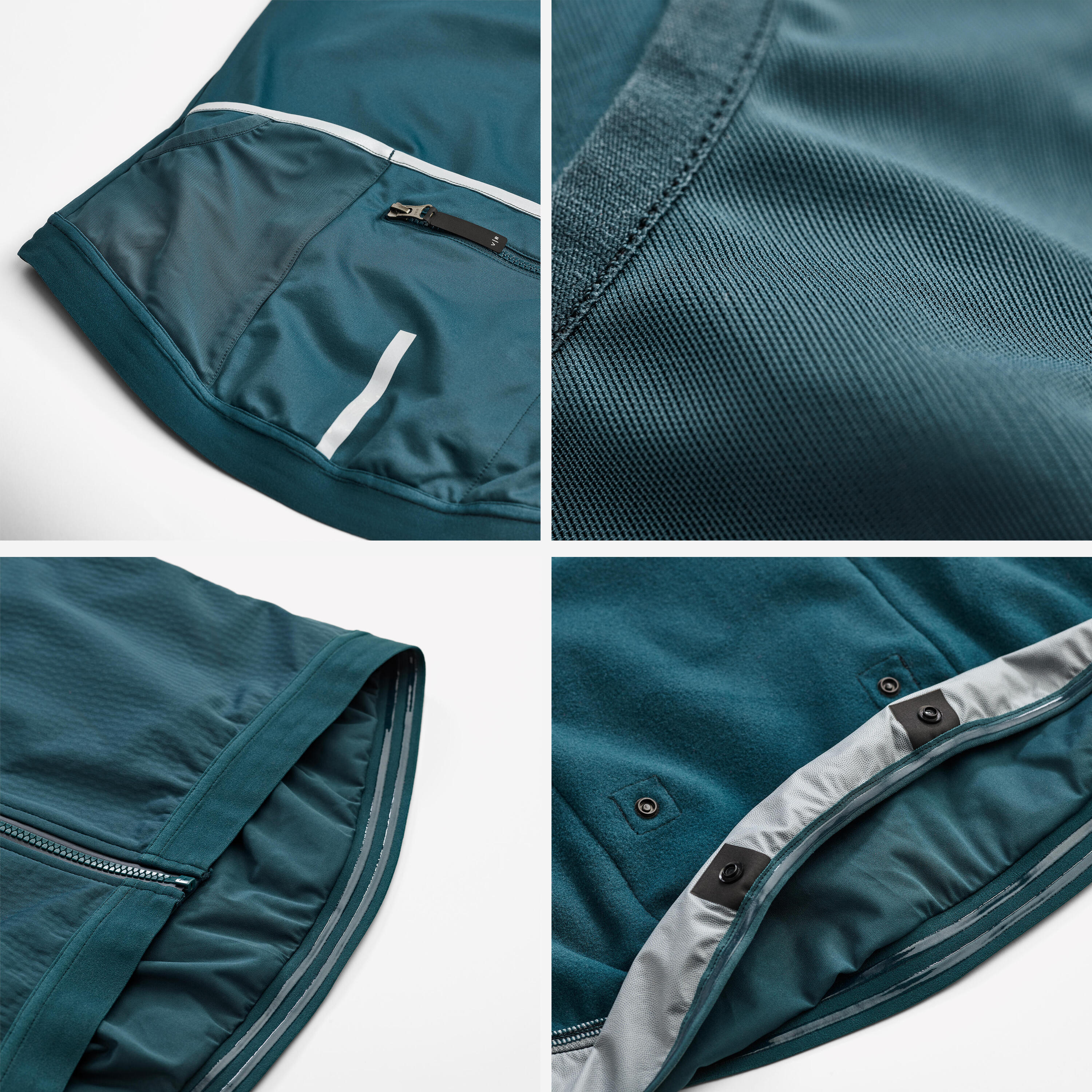 Veste de vélo de route chaude homme, Racer 2 11/17