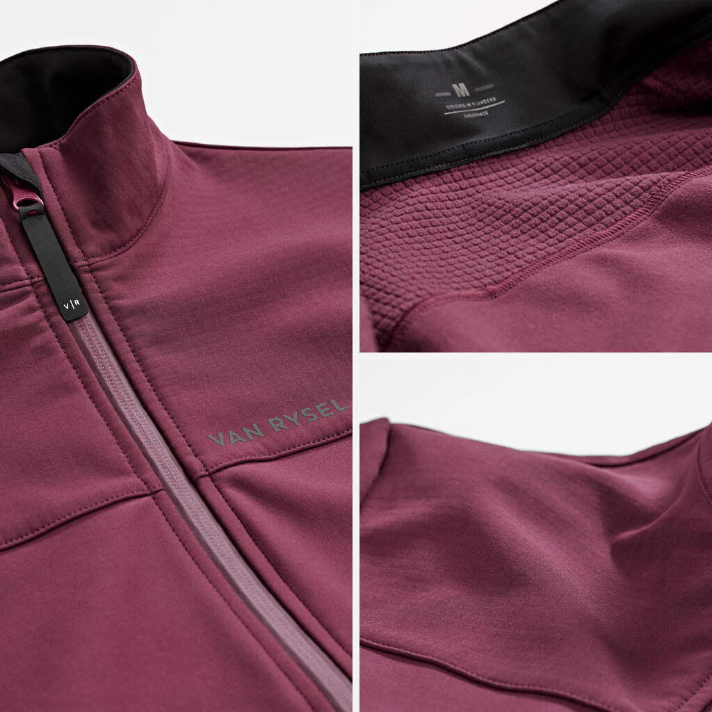 Fahrradjacke Endurance Winter Damen bordeaux