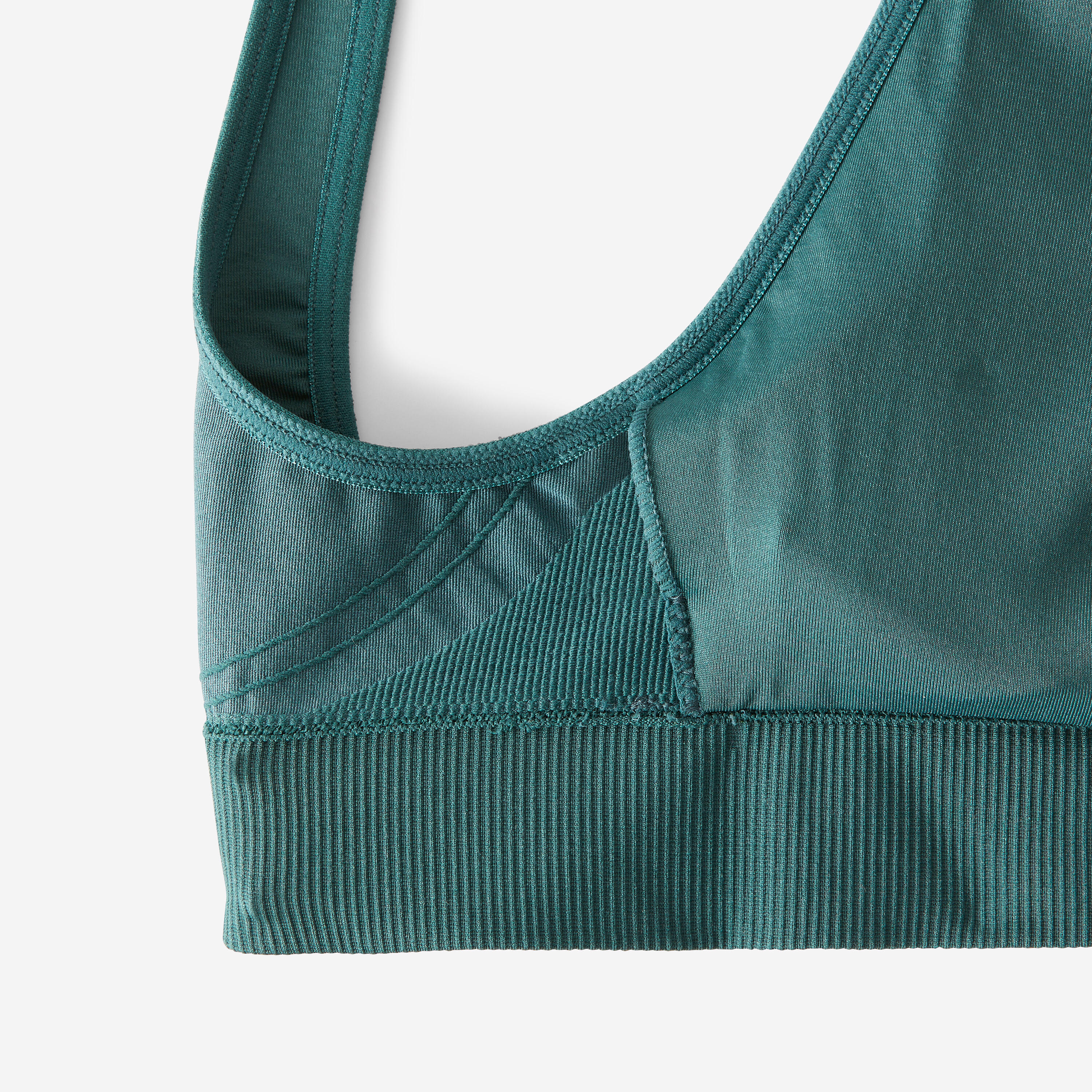 Soutien-gorge à dos croisé et maintien léger femme - DOMYOS