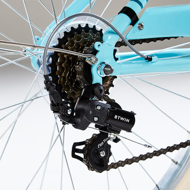 BICICLETA DE CIDADE DE CRIANÇA BTWIN 500 24 POLEGADAS 9-12 ANOS
