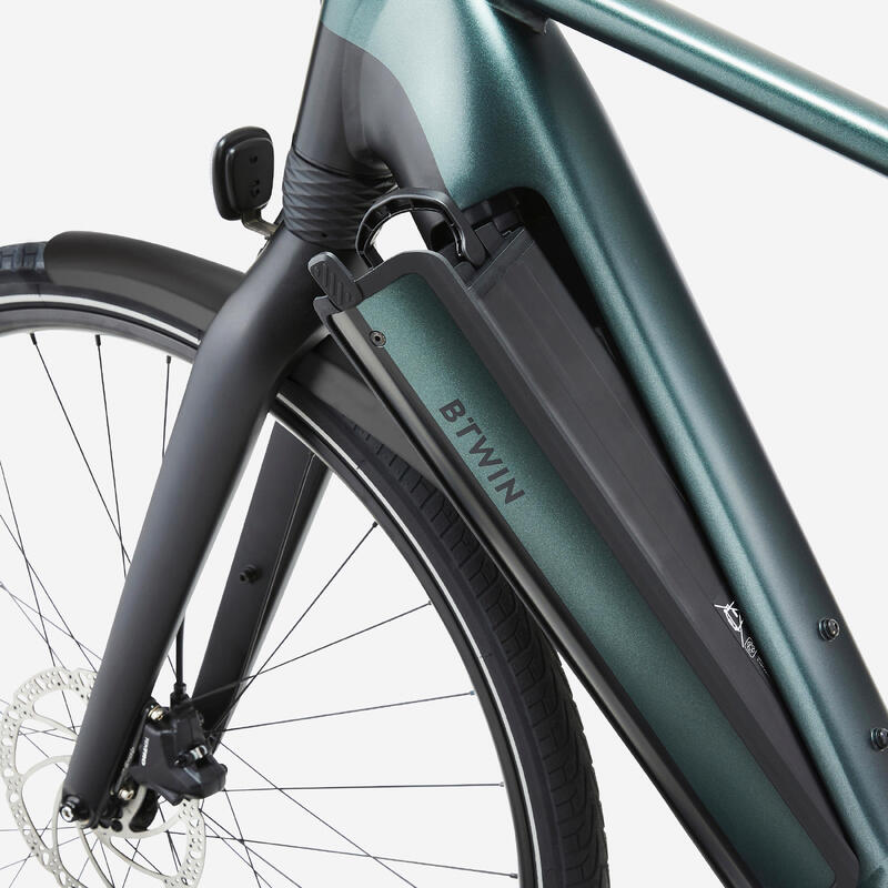 Elektrische stadsfiets automatische Owuru versnelling hoog frame LD 920 E