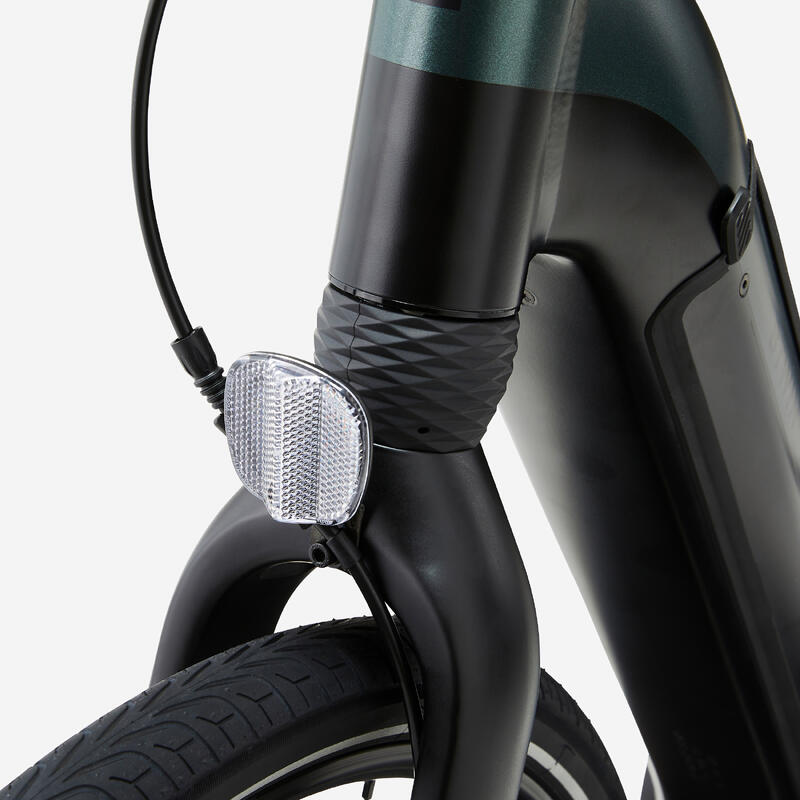 Elektrische stadsfiets automatische Owuru versnelling hoog frame LD 920 E