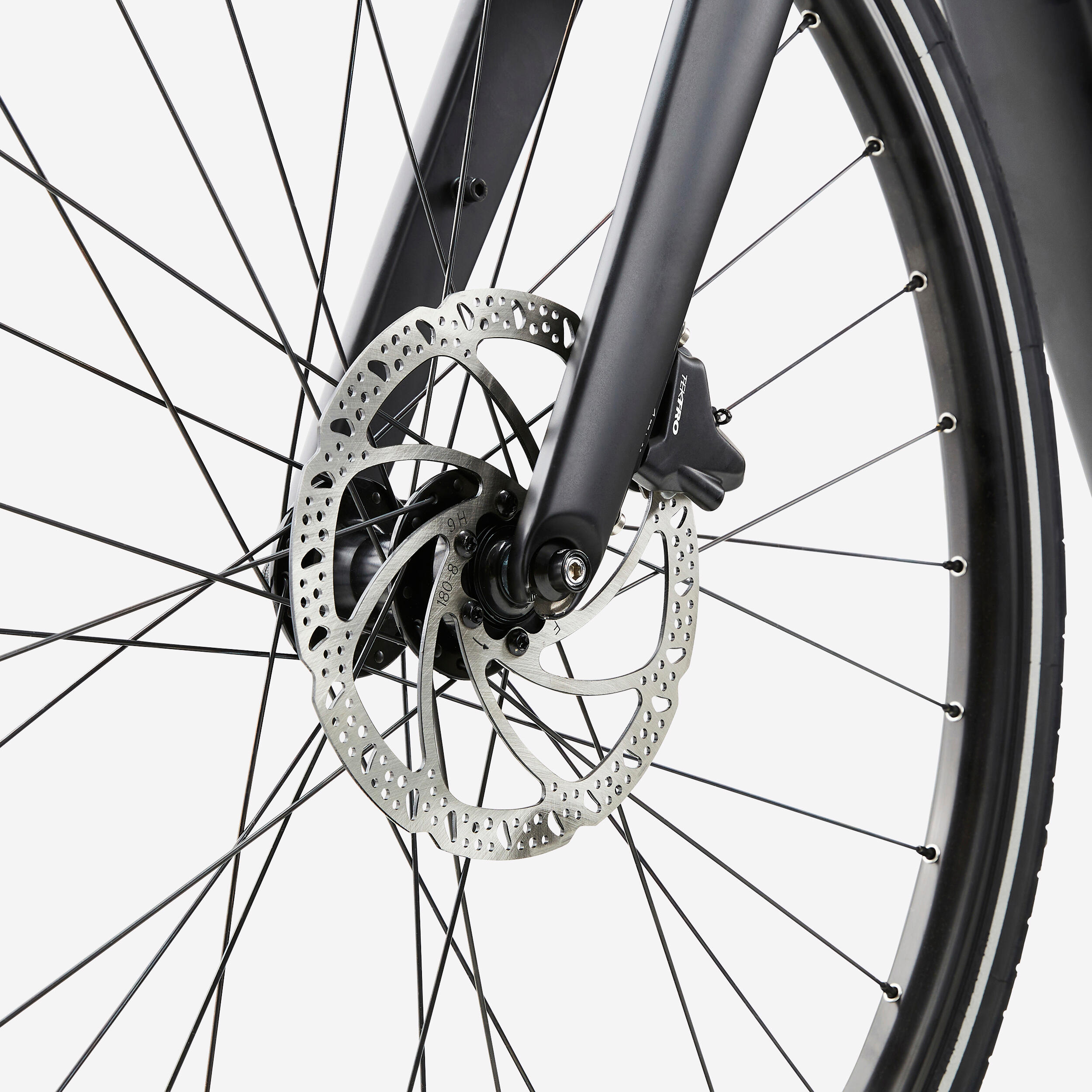 BTWIN Mestský elektrobicykel LD 920E vysoký rám motor Owuru M · záber 10