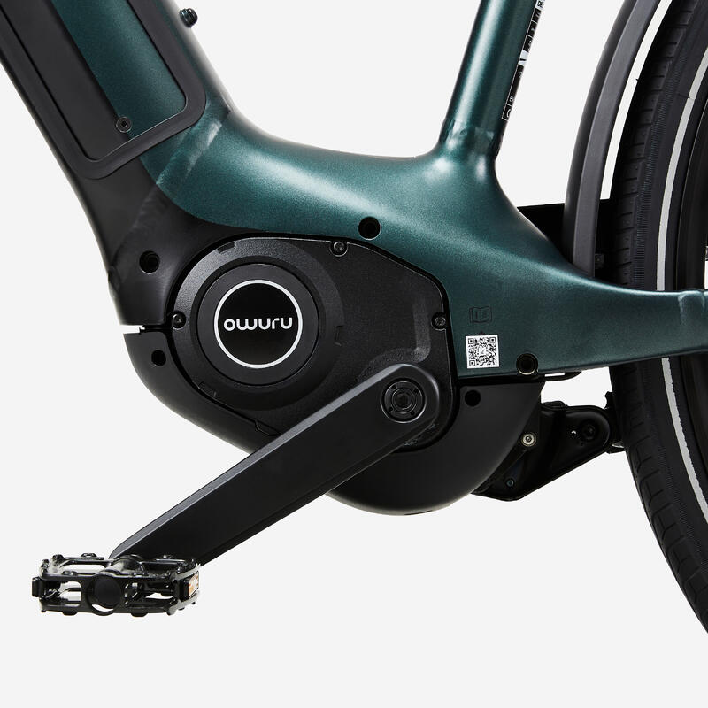 Elektrische stadsfiets automatische Owuru versnelling hoog frame LD 920 E