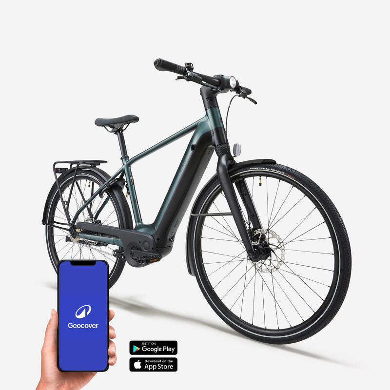 Bicicletă de oraș electrică 920 automată OWURU cadru înalt distanțe lungi