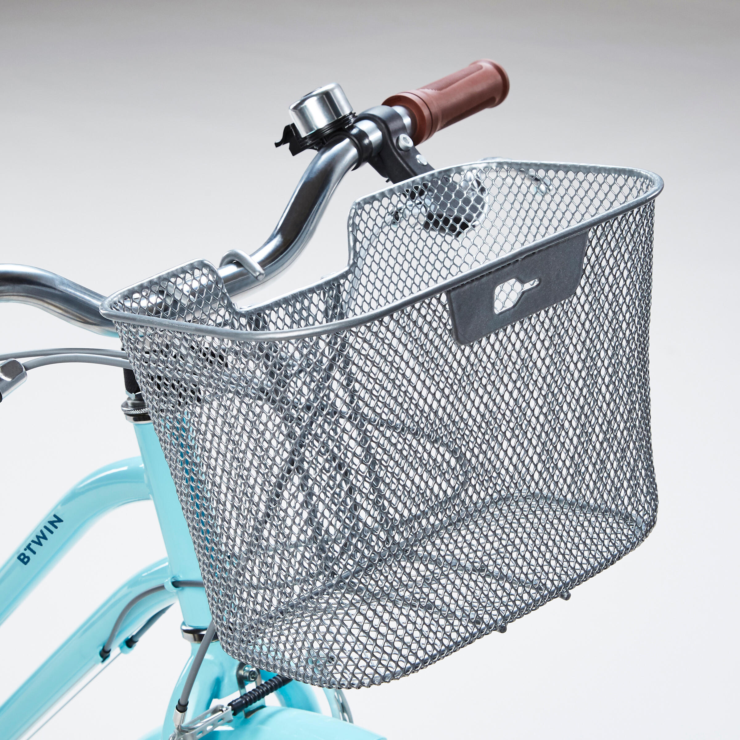 Bici città bambino 9 -12 anni ELOPS 500 azzurra 24 POLLICI 9/10