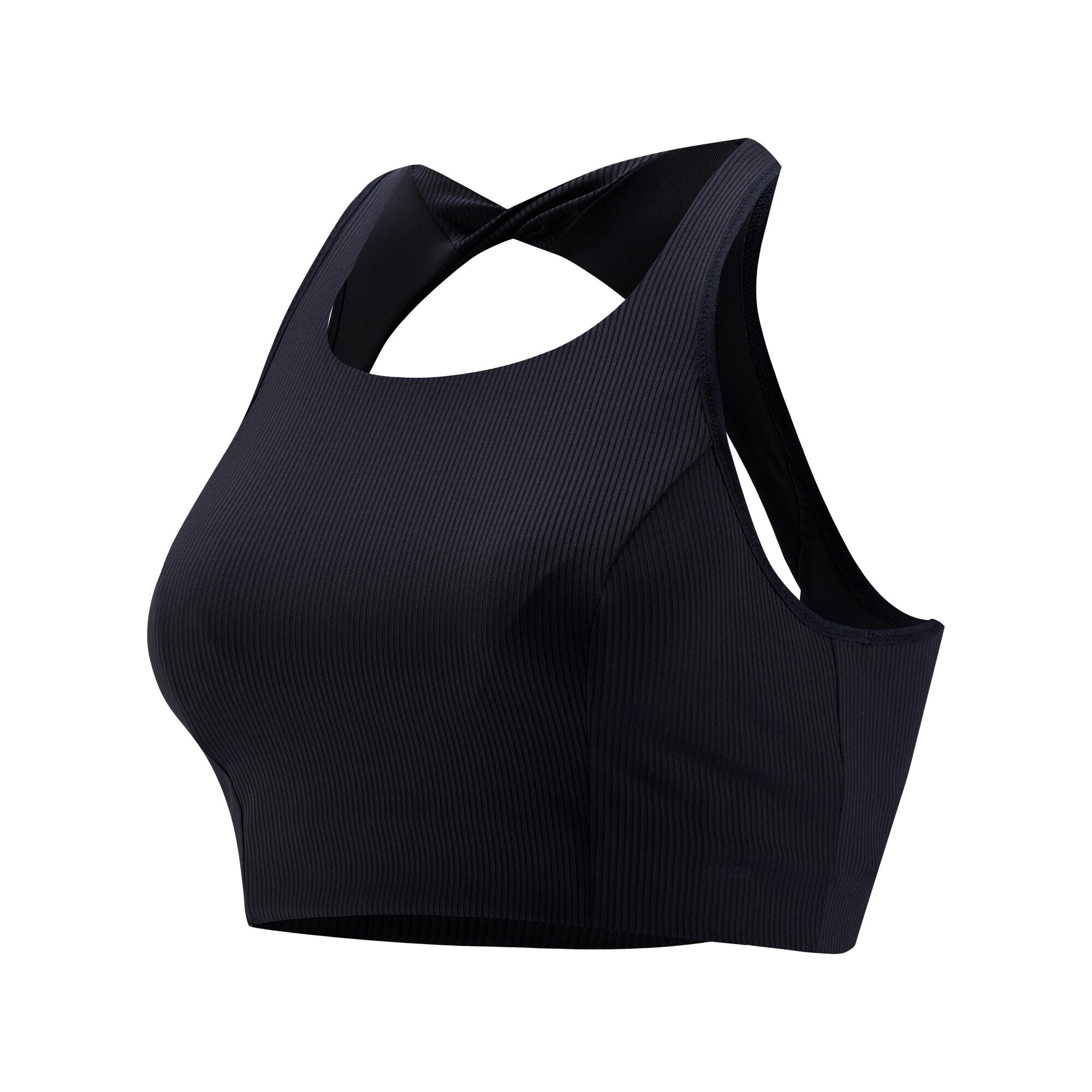 Women's Medium Support Long Sports Bra  with Bare Back - DECATHLON