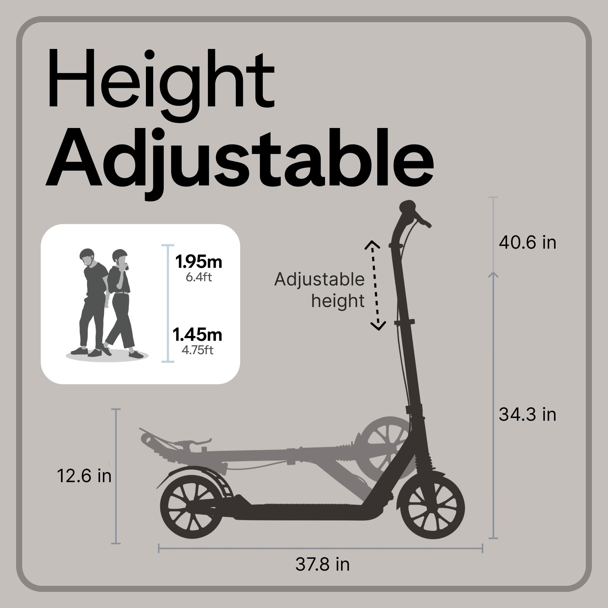 Kick Scooter Town 7XL Black