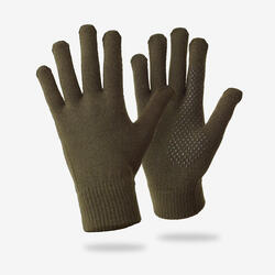 GANTS TRICOT 100 VERT