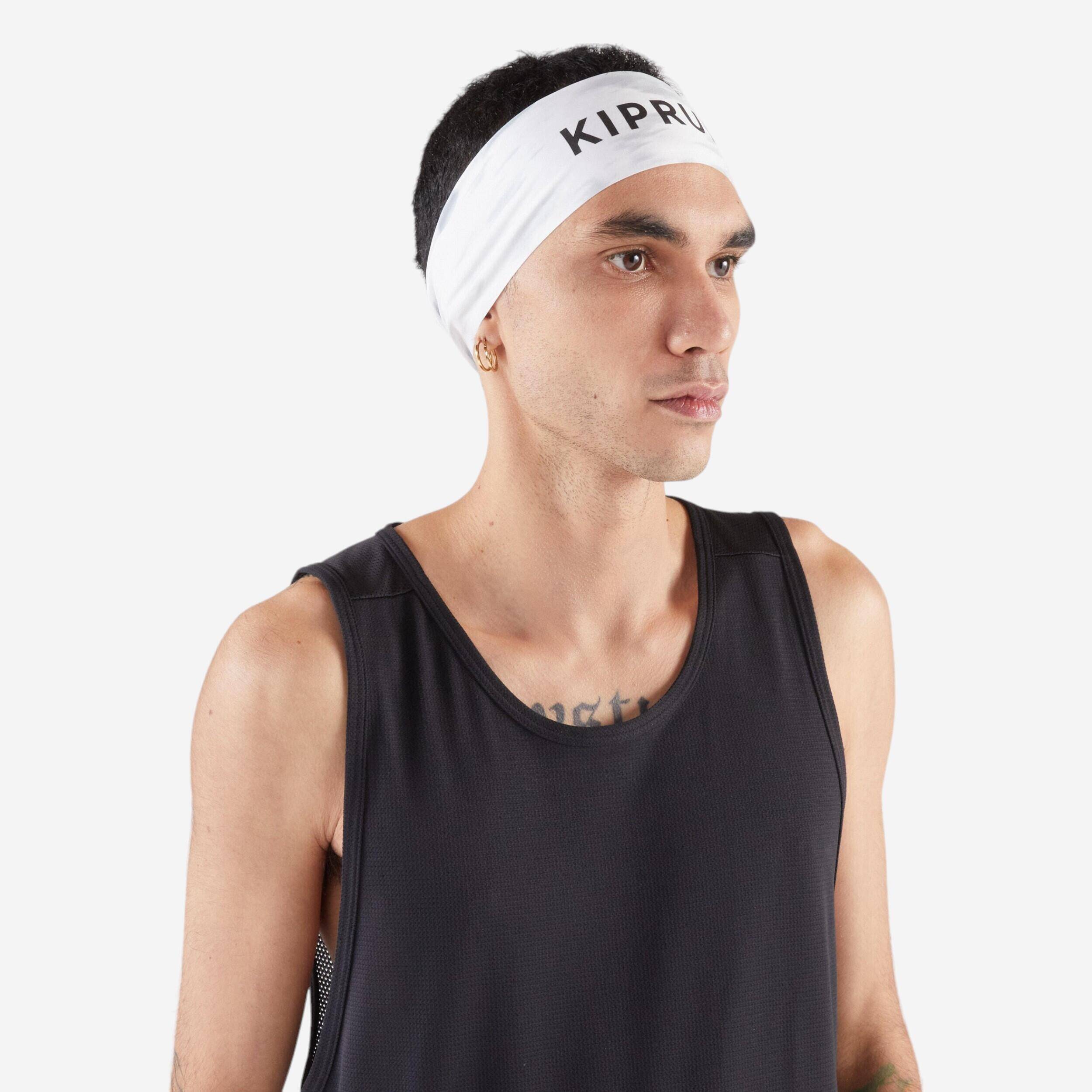 Unisex Sweat Proof Running Headband - White -  4