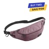 Travel Waist Bag, Multiple Compartment, 2L Capacity - Lilac