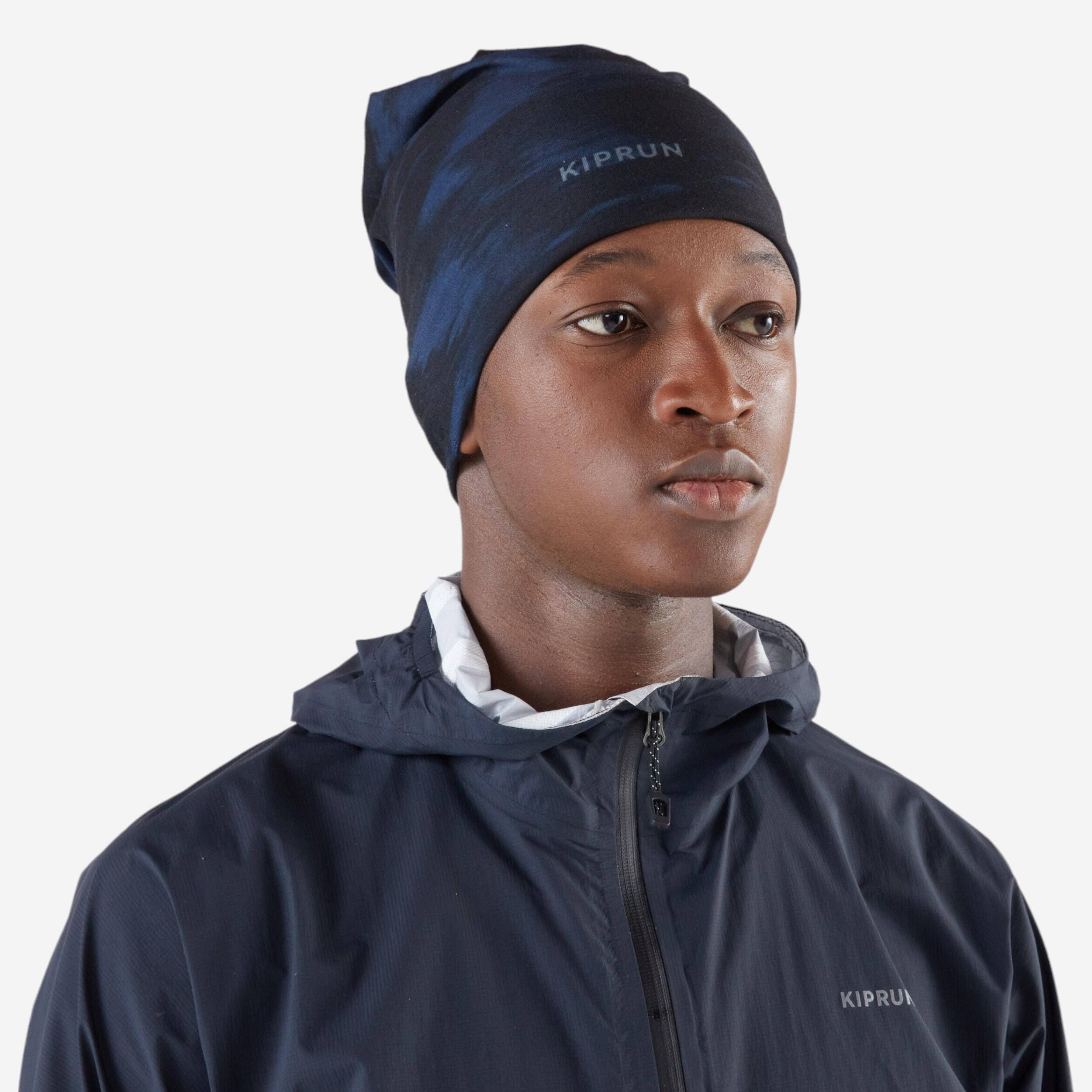 KIPRUN unisex running neck warmer/multi-function headband - Blue whale
