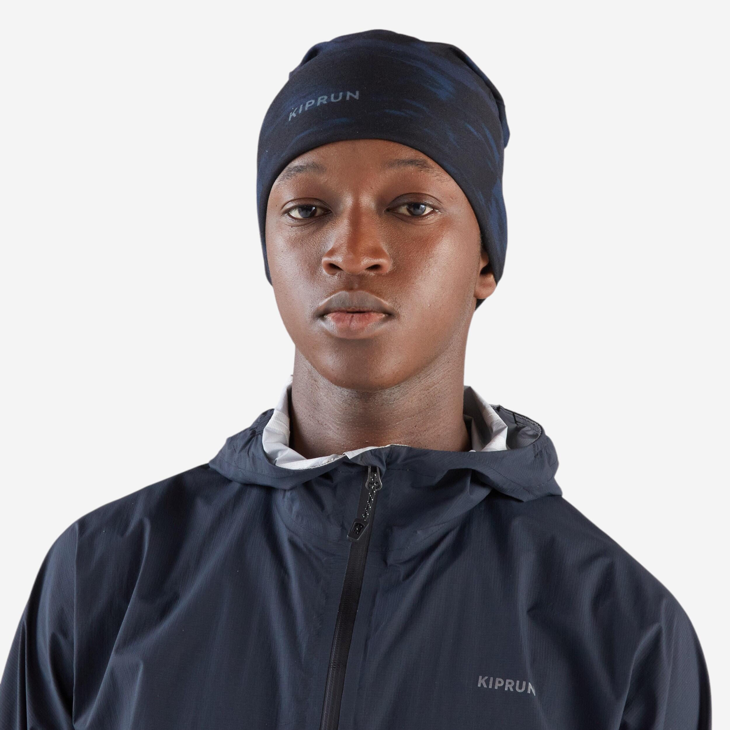 KIPRUN unisex running neck warmer/multi-function headband - Blue whale