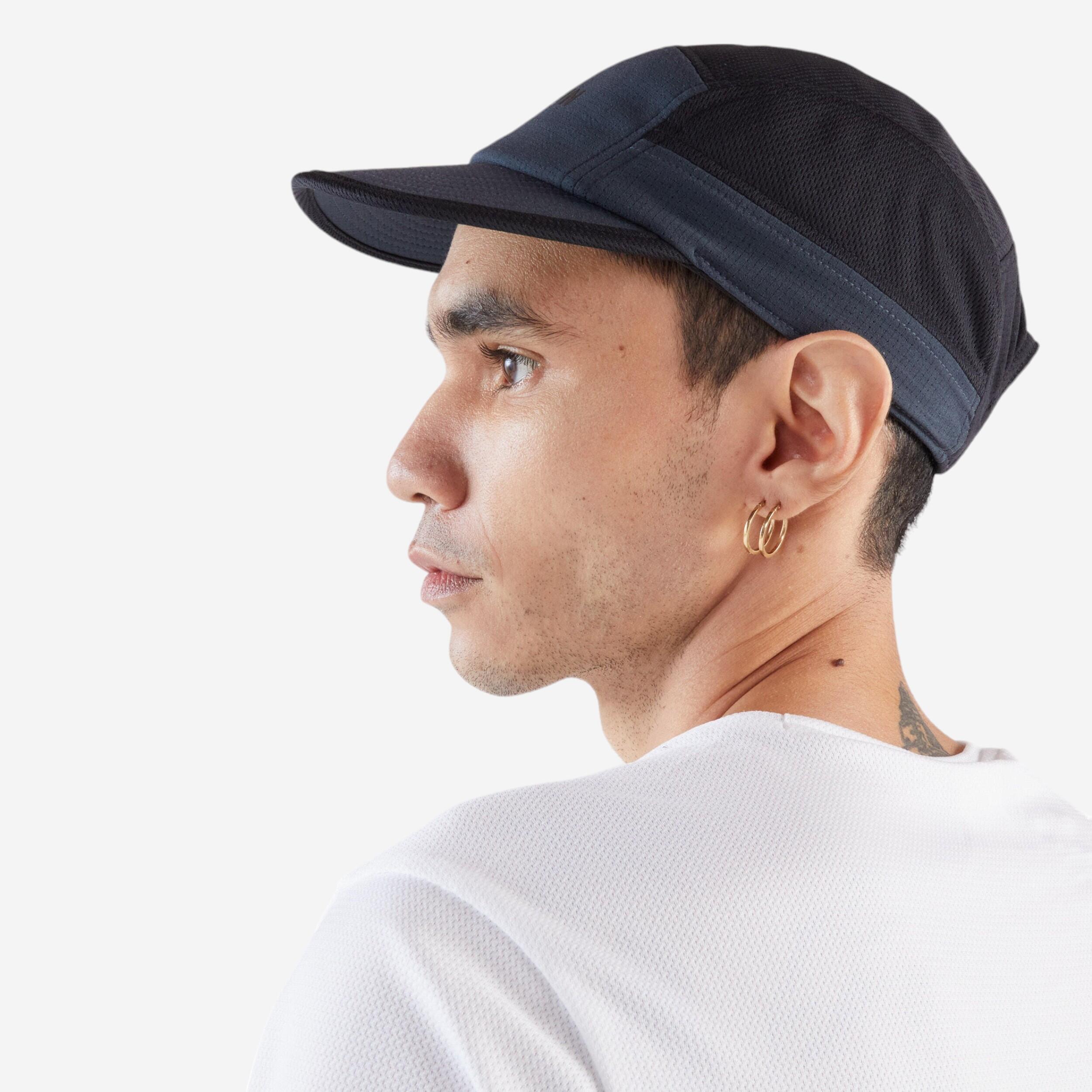 Unisex Running Cap - Kiprun 5 Panels - Carbon/Grey 6/8