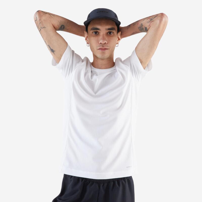 Casquette running homme femme - kiprun 5 panneaux noir carbon gris