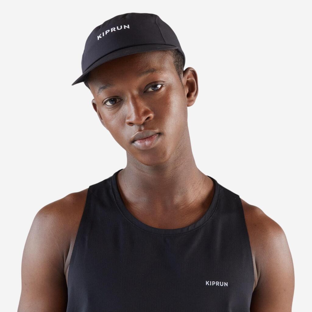 Casquette running Homme Femme - KIPRUN Ultralégère noir