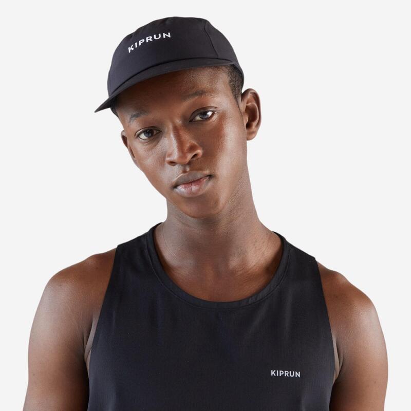 Casquette running Homme Femme - KIPRUN Ultralégère noir