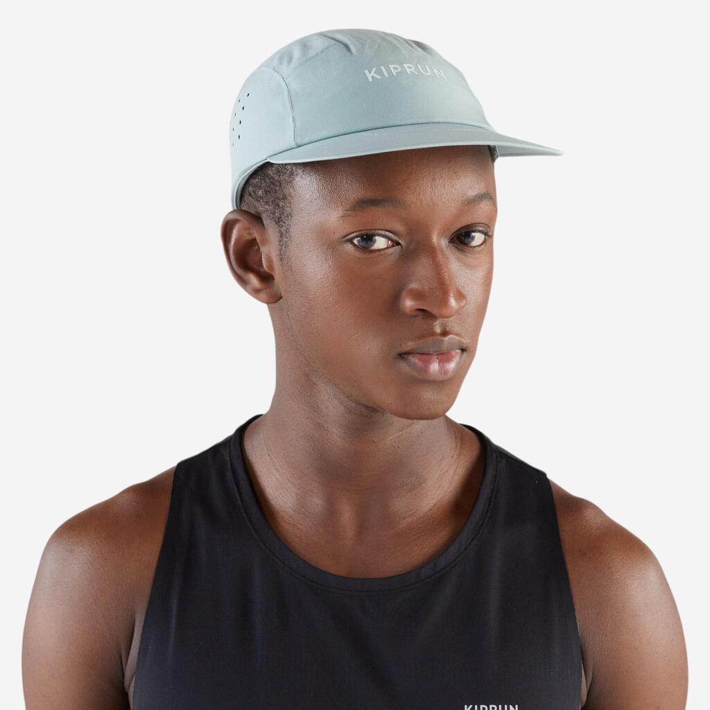 Casquette running Homme Femme - KIPRUN Ultralégère vert