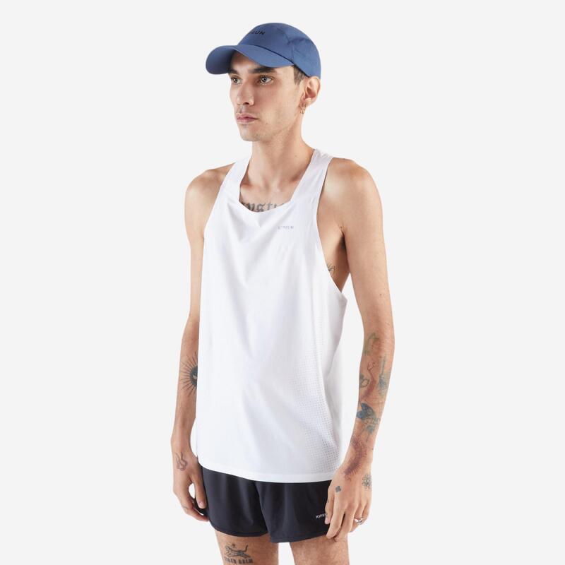 Casquette running V2 Homme Femme - KIPRUN bleu whale