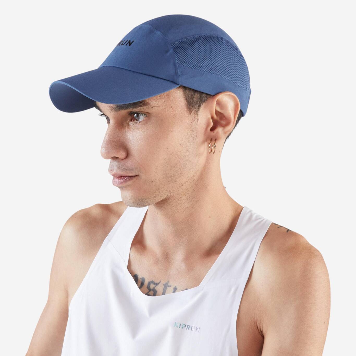 Men's Women's KIPRUN V2 Running Cap - Whale Blue