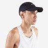 Unisex Adjustable Running Cap - Smoked Black