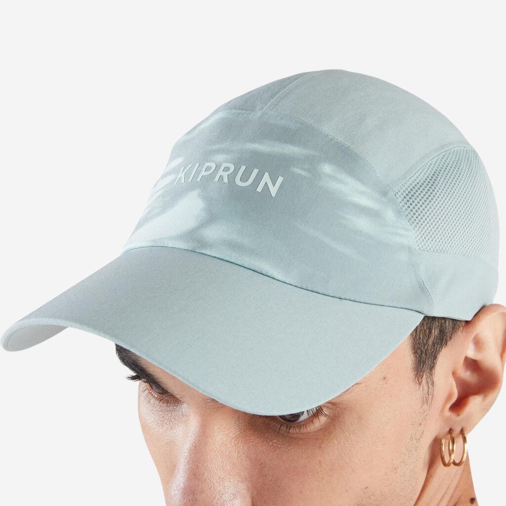 Casquette running V2 Homme Femme - KIPRUN vert graph