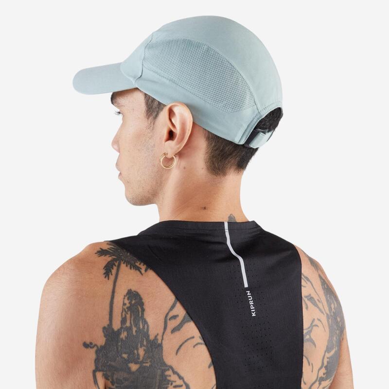 Casquette running V2 Homme Femme - KIPRUN vert