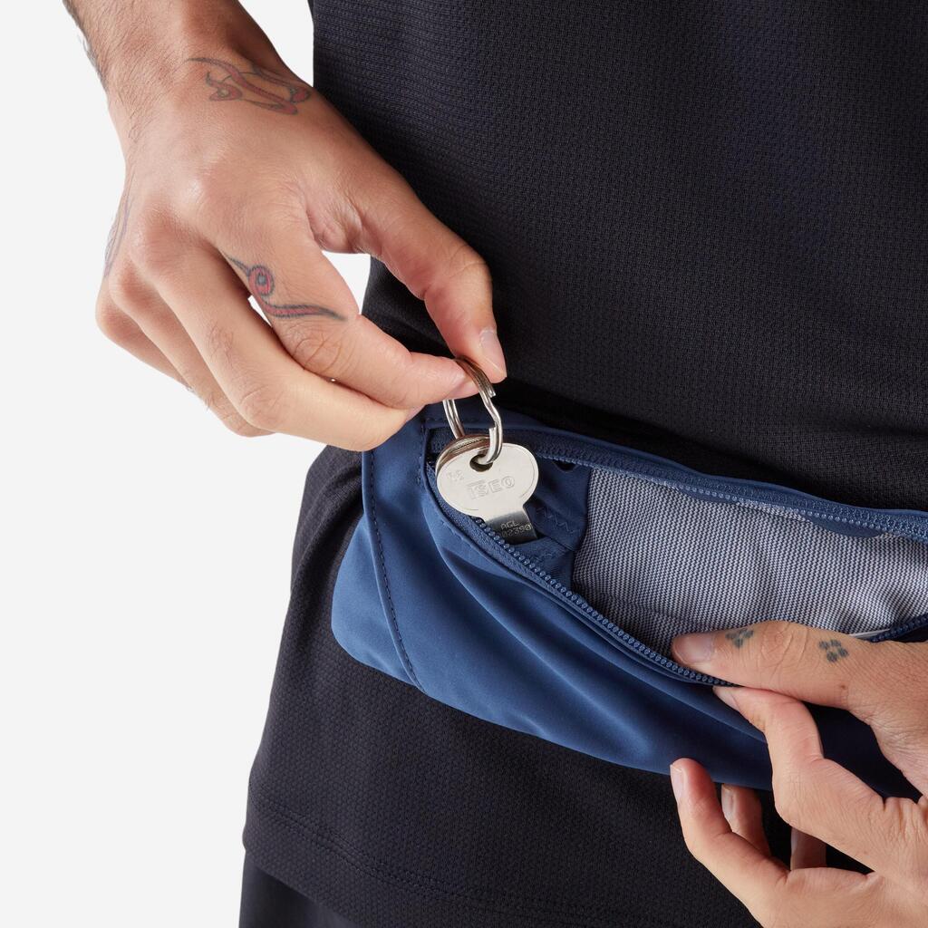 Cangurera de running para smartphone básica con 2 compartimentos unisex Kiprun