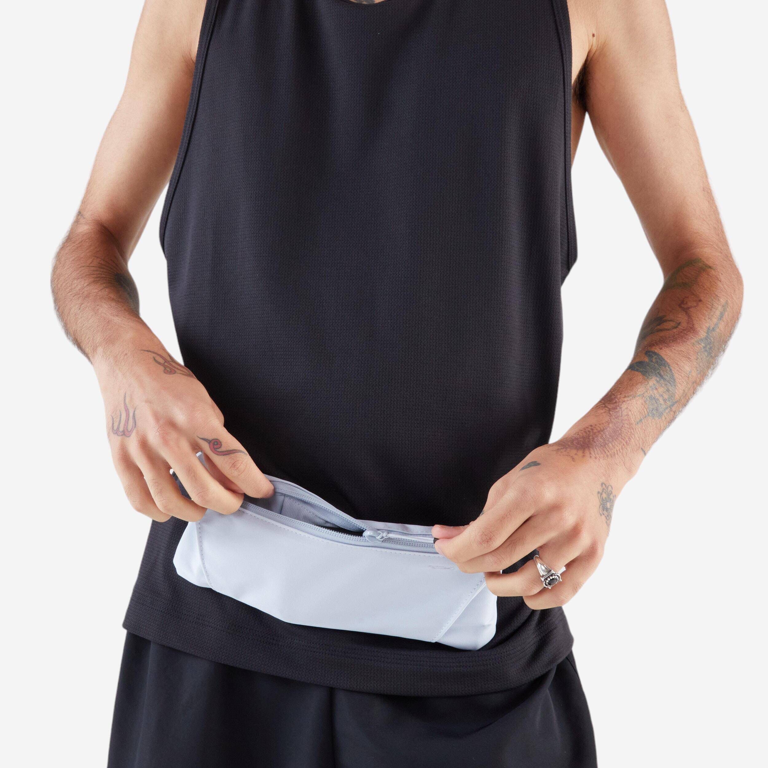 Unisex Smartphone Running Belt - KIPRUN Basique 2 - Grey -  5