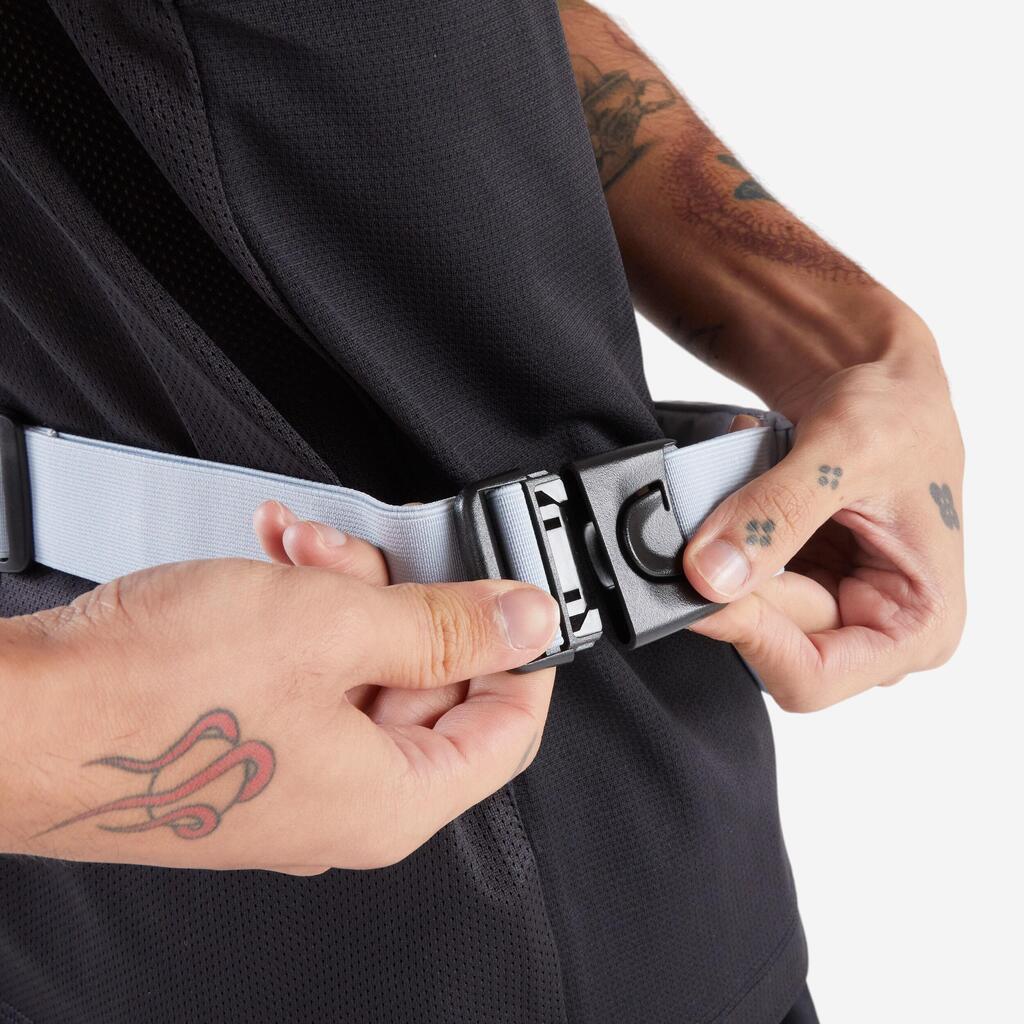 Ceinture de running smartphone homme femme -kiprun basique 2 gris