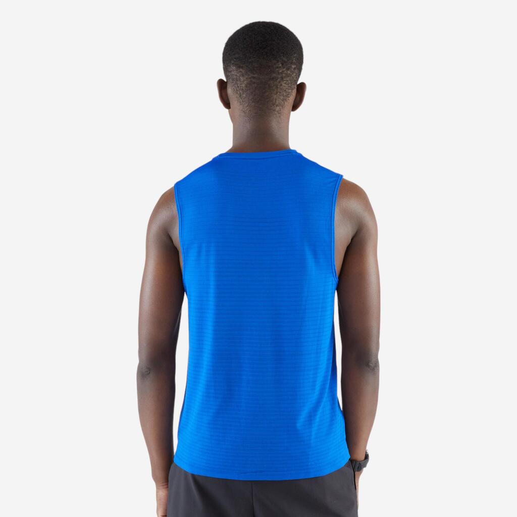 500 COMFORT RUNNING TANK TOP WITH NO SIDE SEAMS - BLUE/INDIGO