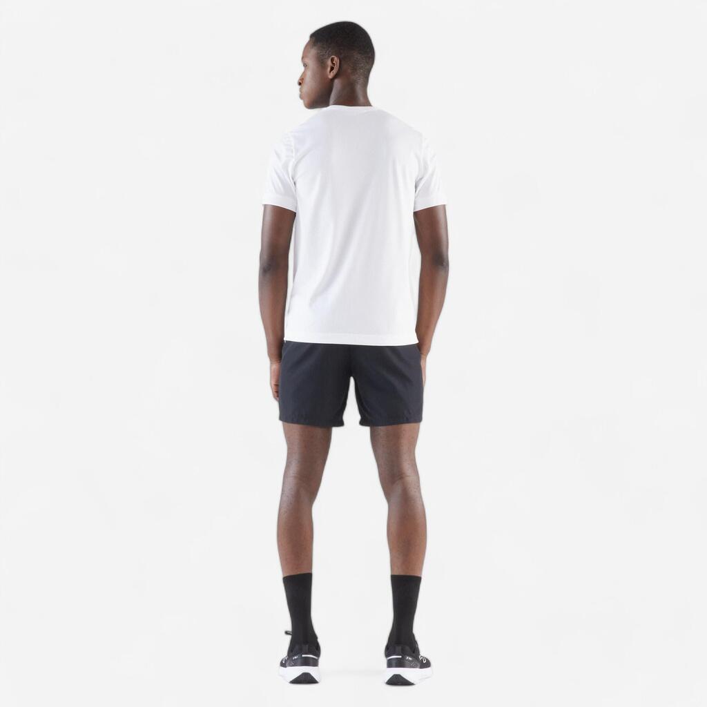 T-shirt de running respirant homme - kiprun run 100 dry bleu foncé