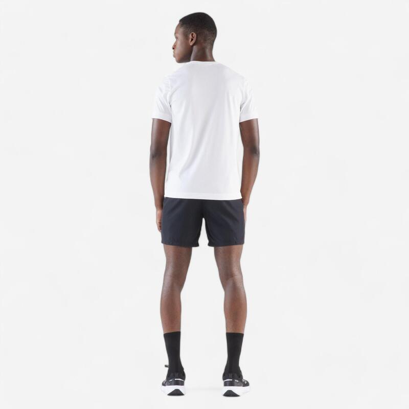 T-shirt de running respirant Homme - KIPRUN 100 Dry Blanc