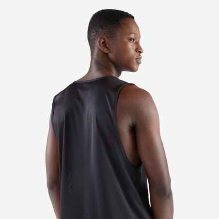 Men's Running Breathable Tank Top Dry - black