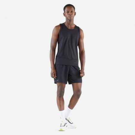Men's Running Breathable Tank Top Dry - black