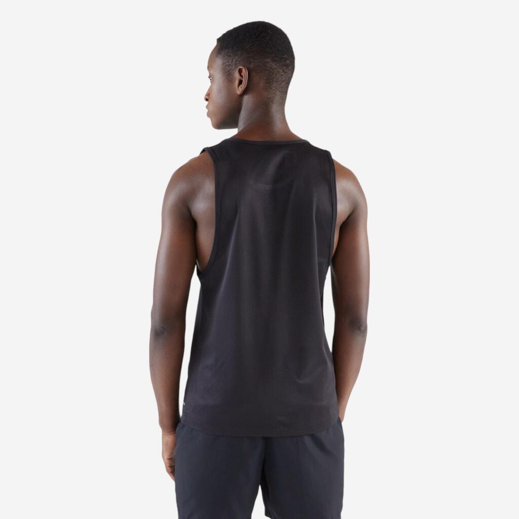 Men's Running Breathable Tank Top Dry - black