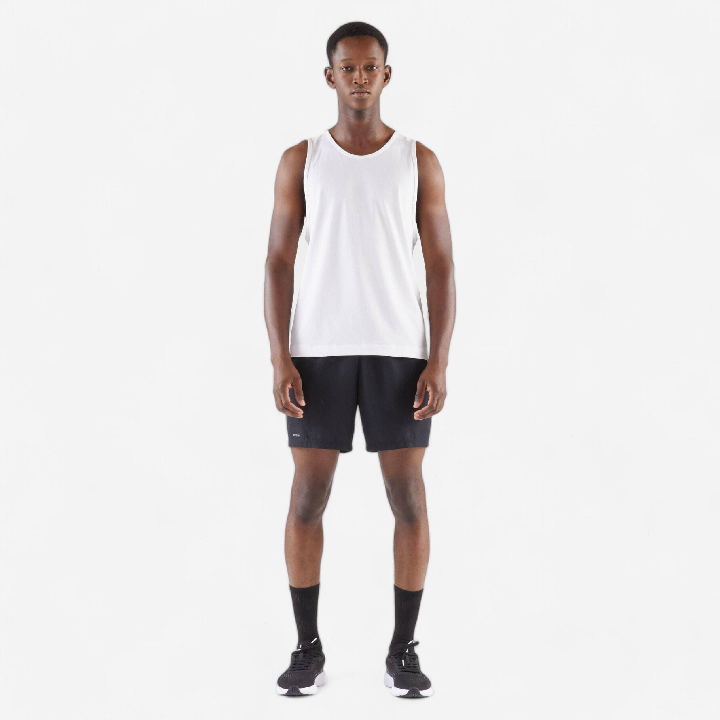 Men's Running Tank Top KIPRUN Run 100 - White -  1
