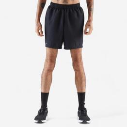Short de running homme - kiprun run 100 noir